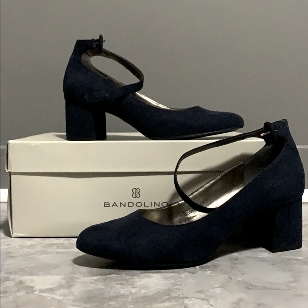 Navy Blue Bandolino Heels
